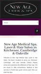 Mobile Screenshot of newagehairsalonandspa.com